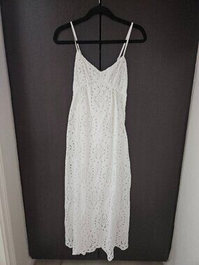 Primark White Sleeveless Cotton Dress